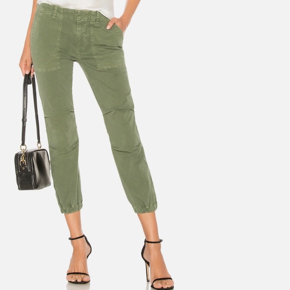 NWT nili lotan cropped military pant camo green size 2 - Picture 2 of 10